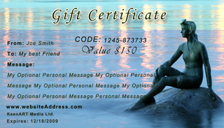 Losangeles Fine ART Gift Certificates & Gift Cards